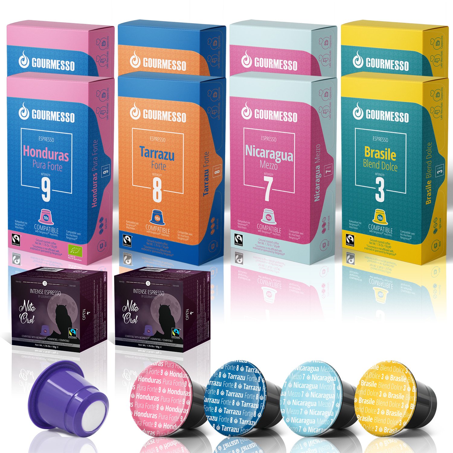 ESPRESSO BUNDLE 100 CAPSULES 5 VARIETIES from Coffee Capsules Inc.