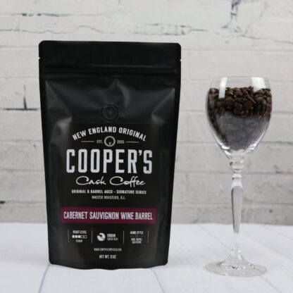 Cabernet Sauvignon Wine Barrel Aged Costa Rica Coffee Beans - 12oz Turkish from Snake River Farms