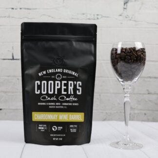 Chardonnay Wine Barrel Aged Coffee Beans - Kenya AA Beans 12oz French Press from Snake River Farms