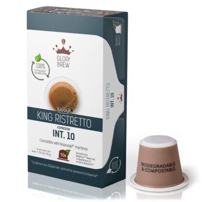 Glorybrew Nespresso Compostable Pods - King Ristretto 10ct