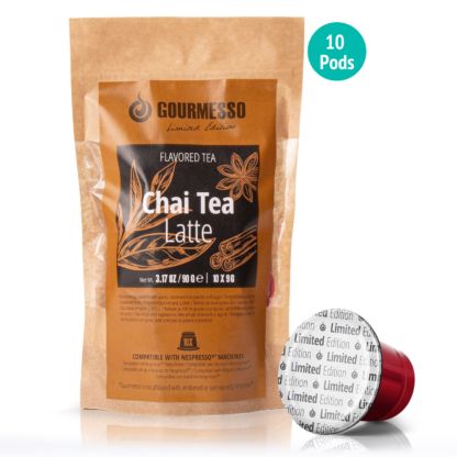Gourmesso Chai Tea Latte (Limited) - Contains Dairy - 10 Pods - Image 2