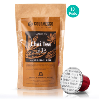 Gourmesso Chai Tea Latte (Limited) - Contains Dairy - 10 Pods