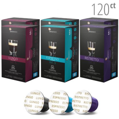 120 Ct Barista Moments Variety - $.33/pod - 3 Blends - Ristretto, Espresso, Lungo - Image 2
