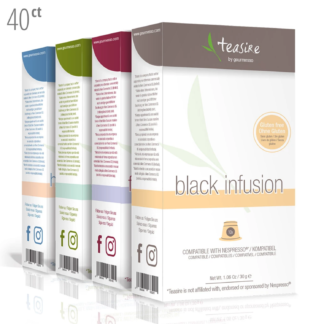 Infusion Tea Bundle - 40 Capsules - 4 Varieties ($.37/Pod)