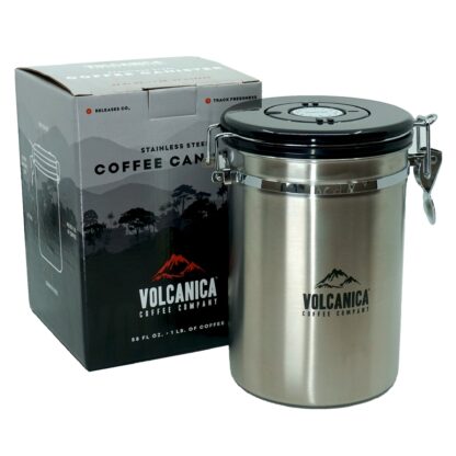 Stainless Steel Coffee Canister, Large 58 fl. oz - Image 2